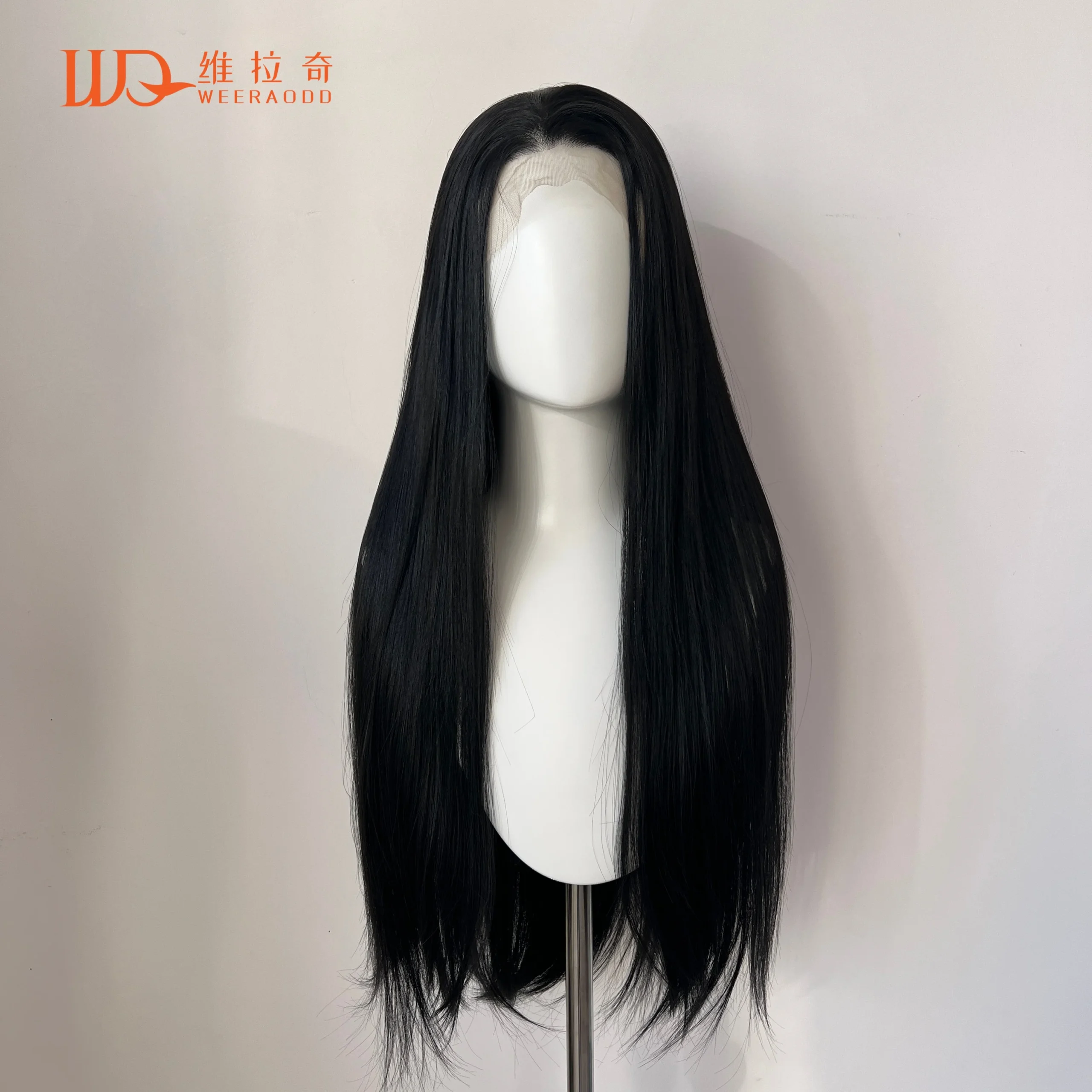 Light Blonde Color Synthetic Full Lace Wigs for Black Women Heat Resistant 26 Inch Long Straight Full Hand Tied Free Part 150% - Image 9