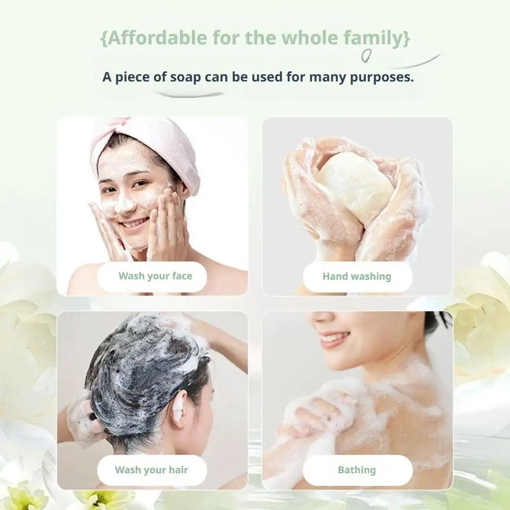 Botanical Soap Goat OIl Soap Bars Suitable for All Skin Types,Deep Cleaning Soap For Hand, Face and Body Wash Bar Skin Care - Image 3