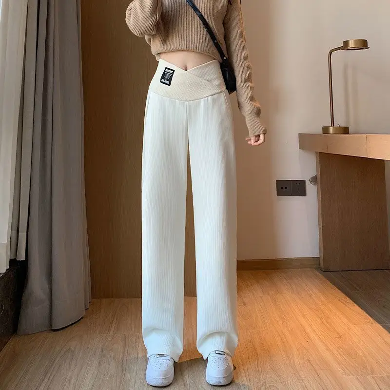 Pregnant Women Summer Thin Wide Leg Pants Loose Maternity Abdomen High Waist Trousers Pregnancy Full Length Belly Pants - Image 7