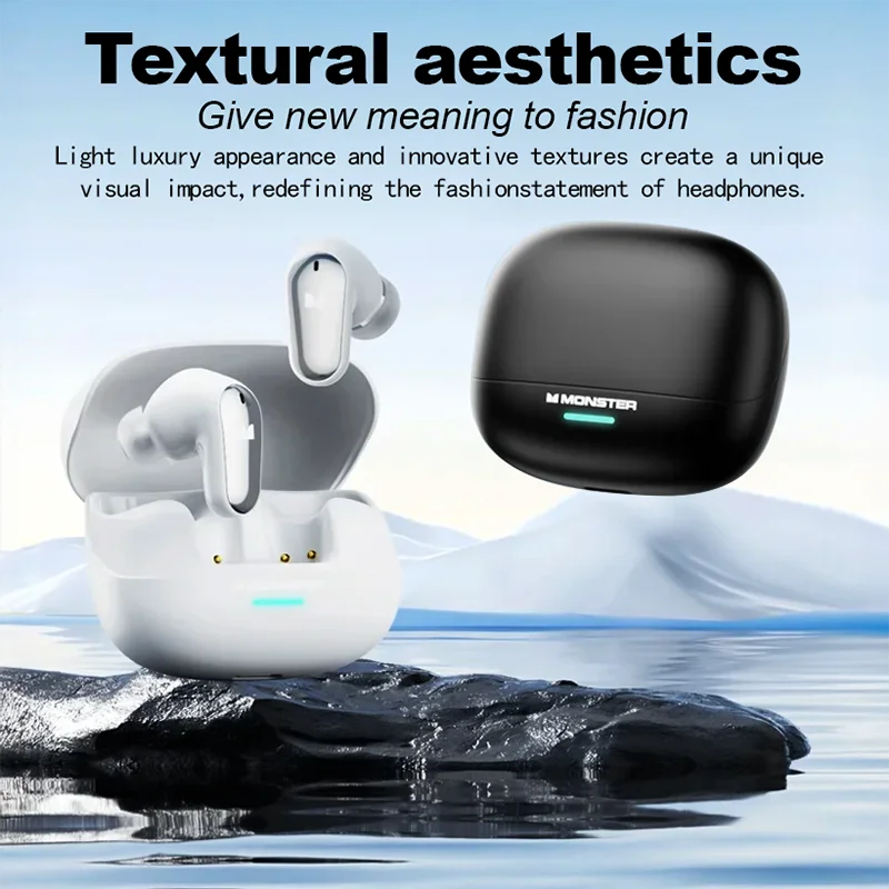 Monster Earbuds TWS Bluetooth Charging Box Wireless Earphones With Microphone Dual Mode Stereo Sports Waterproof Heads - Image 4