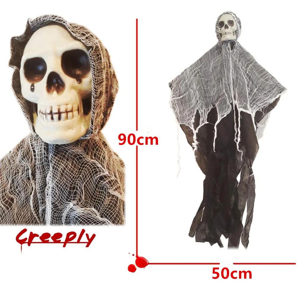 Horror Schedel Hanger Variabele Vorm Schedel Halloween Prop Party Outdoor Spookhuis Bar Halloween Decoration - Image 7