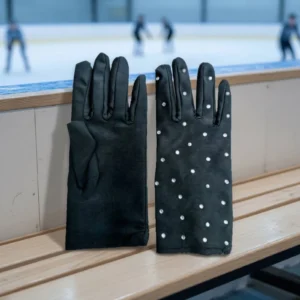 Rhinestone Gloves Sparkling Gloves with Rhinestones Costume Accessory Slim-Fitting Lightweight for Performers