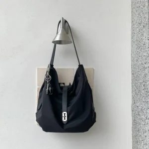 New Fashion Bucket Shoulder Bag Korean Style Large Capacity Women Tote Bag Casual Nylon Handbag Guangzhou High Quality Bag