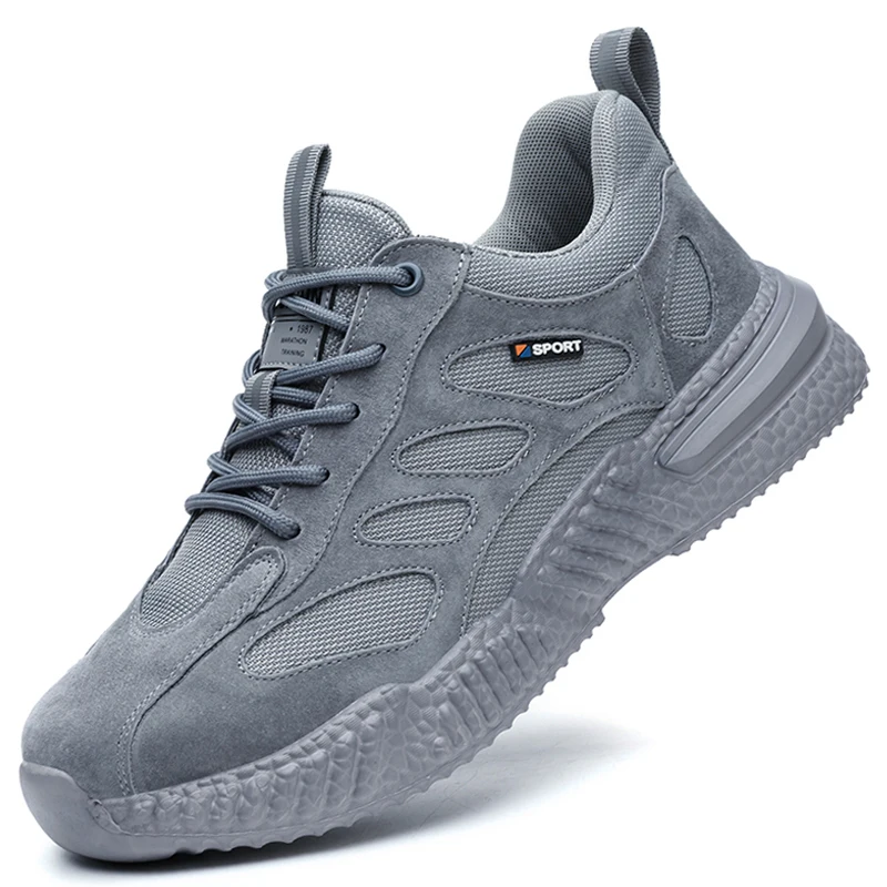 Summer Breathable Work Safety Shoes Work Steel Toe Shoes Anti Smashing Anti Stabbing Indestructible Shoes Protection Boots Men - Image 7