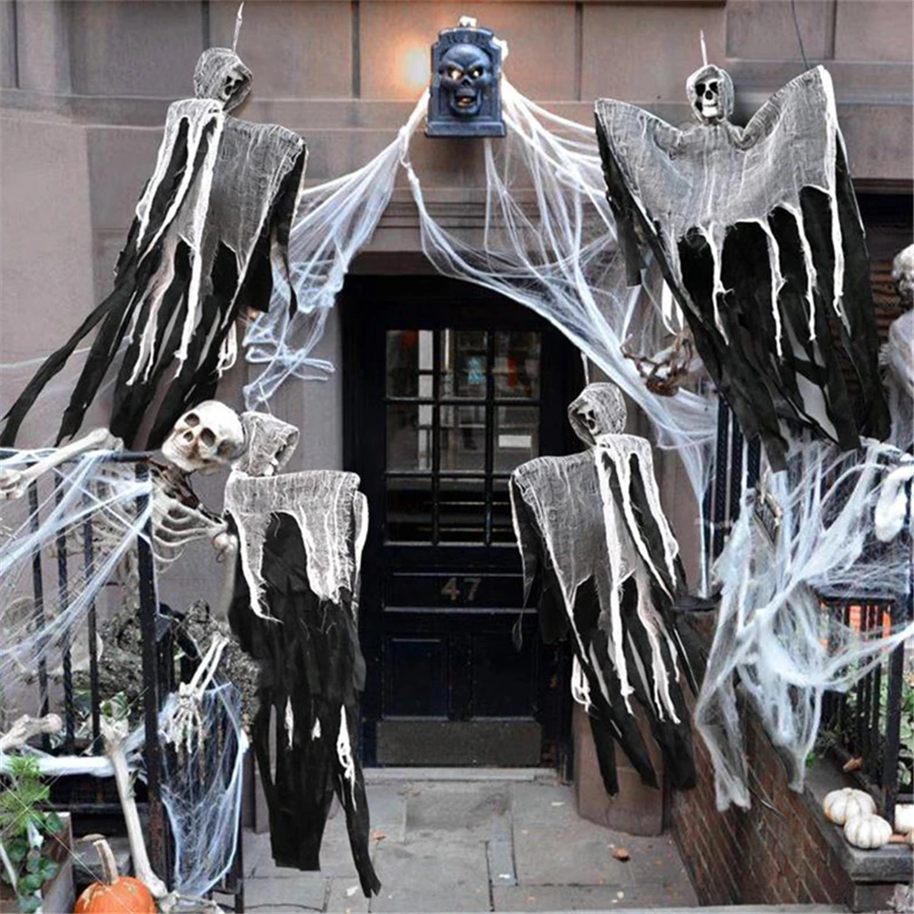 Horror Schedel Hanger Variabele Vorm Schedel Halloween Prop Party Outdoor Spookhuis Bar Halloween Decoration - Image 2