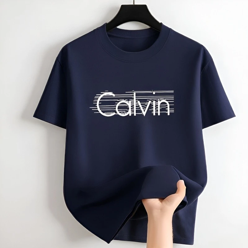 American Casual Men's Loose Cotton Short-Sleeve T-Shirt – Versatile Sports Half-Sleeve Top - Image 3