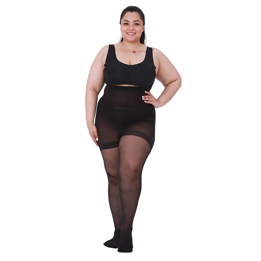 Plus Size Pantyhose Tights 20D Sheer Women Ultra-thin Stockings Jumbo Big Size 5XL 6XL 7XL 8XL Medias De Mujer De Talle Grande - Image 6