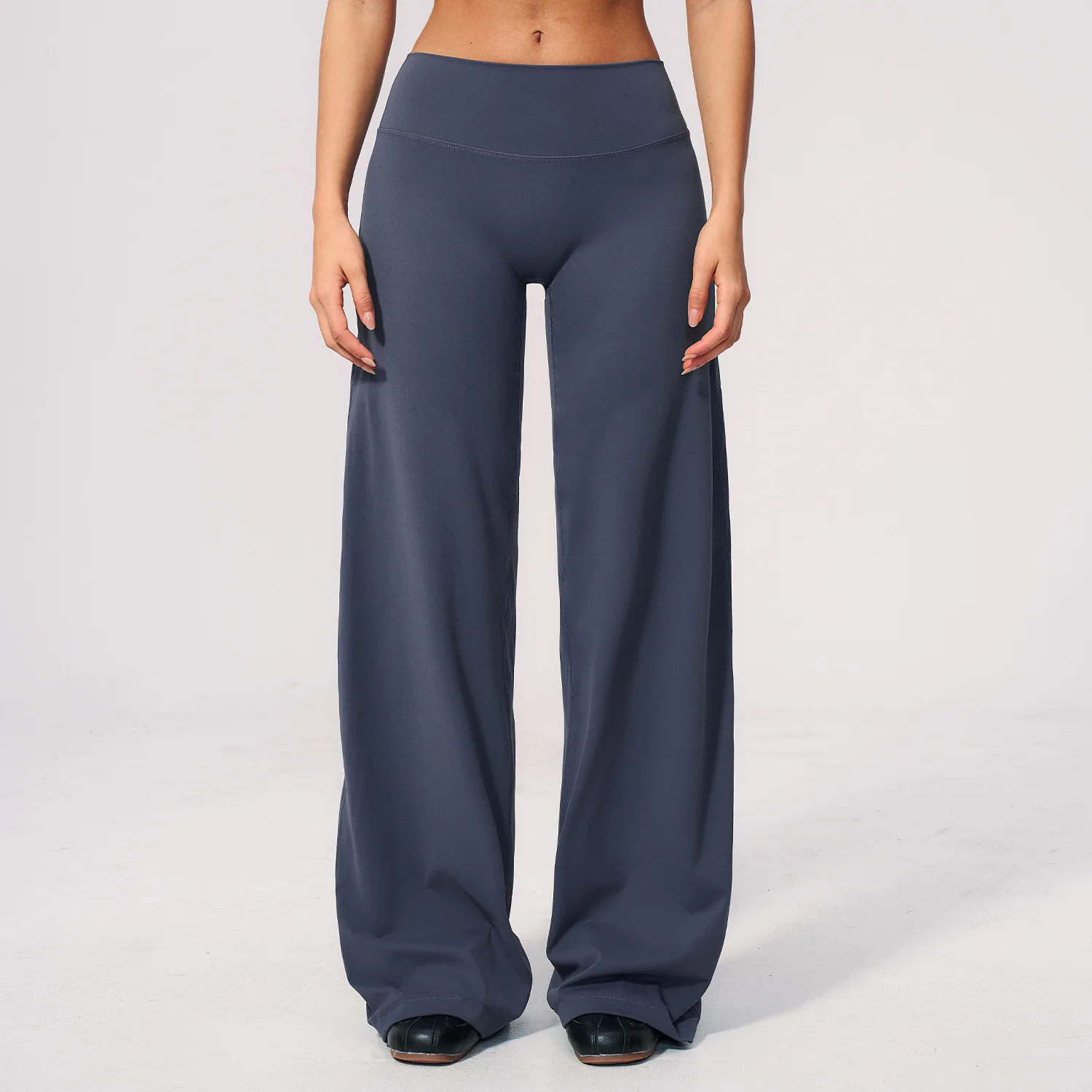 Summer Yoga Pants Women's High Waist Sports Flared Pants Fitness Wide-Leg Pants Athletic Wear Running Workout Flared Trousers - Image 18