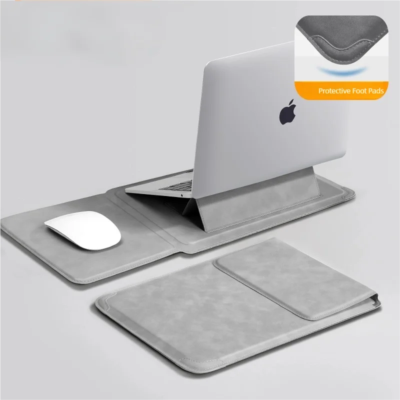 Laptop Sleeve Case 13 14 15 15.6 16Inch For Huawei HP DELL Bag For Macbook Air Pro 13 13.6 M4 Notebook Case with Stand Men Women - Image 10