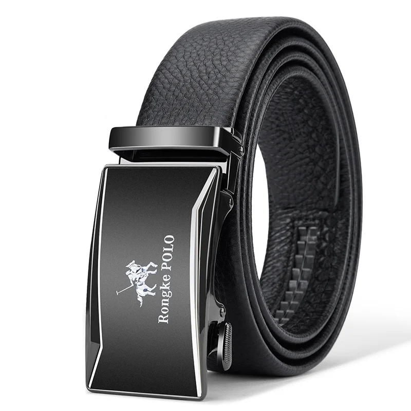 OYIFAN Men Belt Genuine Leather Belt for men Automatic belts Adjustable waistband Business belts 허리띠 - Image 15