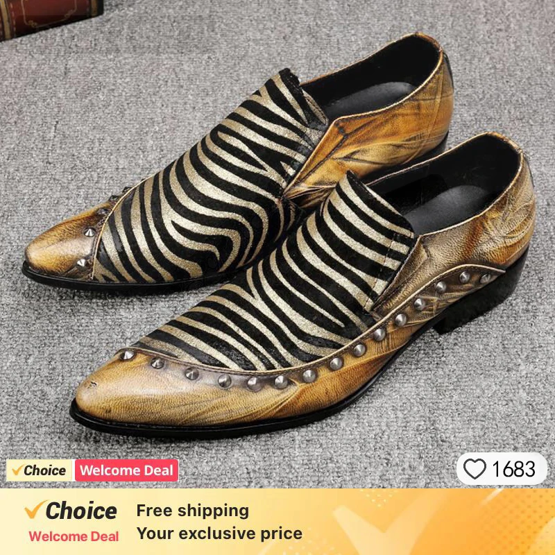Summer business suit men's shoes black glossy leather shoes leading pointed party trend wedding shoes. - Image 8