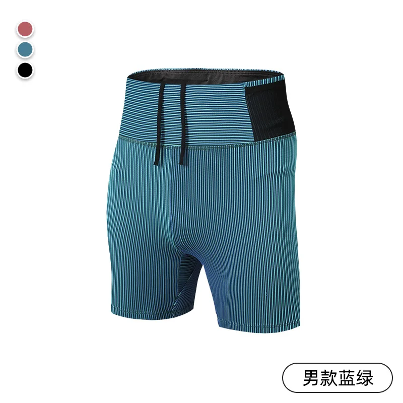 Compression Shorts Gym Man Double Deck Sports Fitness Shorts Male Sportswear Women Yoga Workout Marathon Sporty Running Shorts - Image 7
