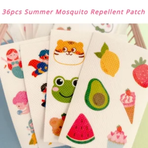 36pcs/set Summer Mosquito Repellent Patch Buckle Organic Essence Oil Student baby Children Outdoor Anti-Mosquito baby essentials