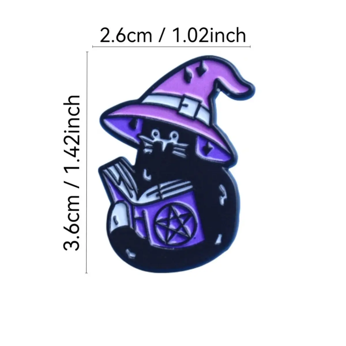 Cute and Quirky Cat Brooches: Dark and Whimsical Metal Pins for Clothing, Bags, and Unique Accessories - Image 6