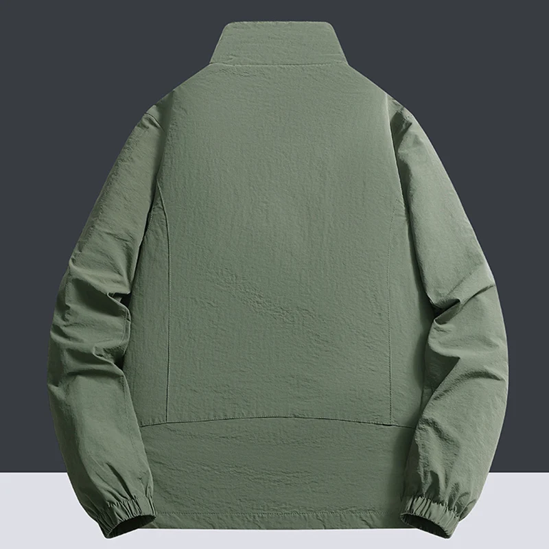 Spring Men Waterproof Jackets Mens Windproof Casual Jackets Coats Autumn Mens Fashion Outdoor Jackets Windbreaker Male LZLLTT - Image 5
