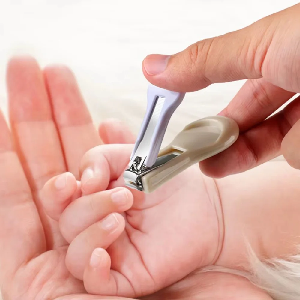 Baby Grooming Kit 9PCS Newborn Care Set with Nail Clipper Hair Brush Comb Thermometer Baby Hygiene Essentials Travel Kit - Image 3
