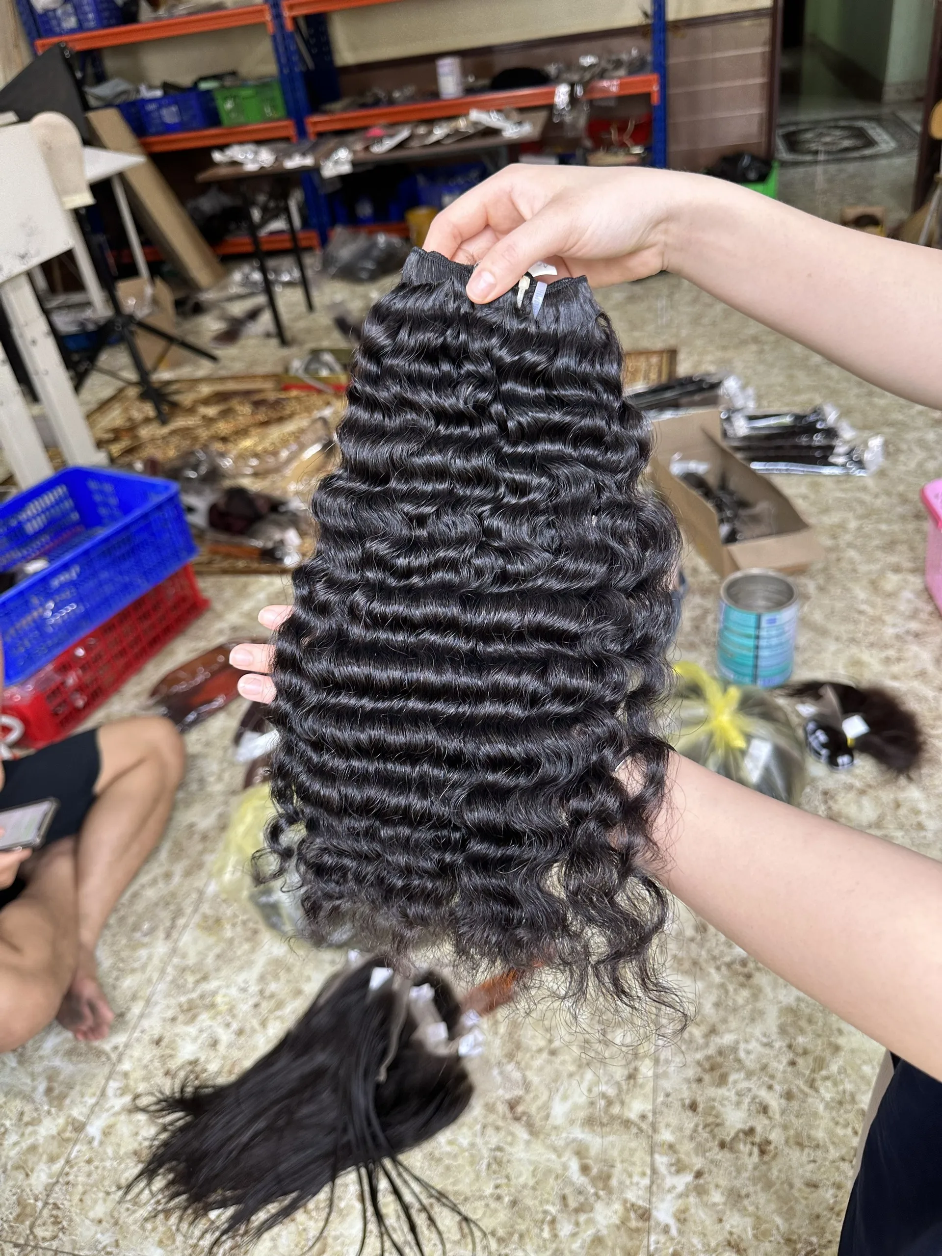 SHINHAIR Wholesale Vietnamese Raw Virgin Extensions Cheap 12A Deep Curly Human Hair Bundles for Black Women - Image 5