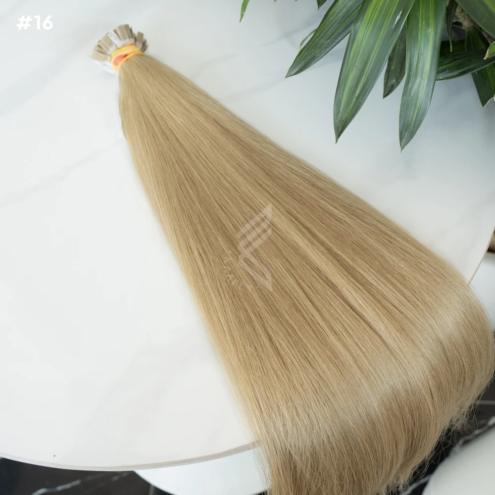 European Virgin Dyed Double Drawn Human Hair Extensions