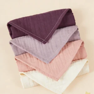 4pcs Baby Plain Bandana Bib