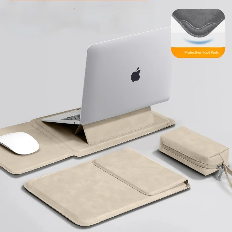 Laptop Sleeve Case 13 14 15 15.6 16Inch For Huawei HP DELL Bag For Macbook Air Pro 13 13.6 M4 Notebook Case with Stand Men Women - Image 7