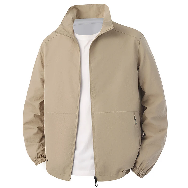 Spring Men Waterproof Jackets Mens Windproof Casual Jackets Coats Autumn Mens Fashion Outdoor Jackets Windbreaker Male LZLLTT - Image 2