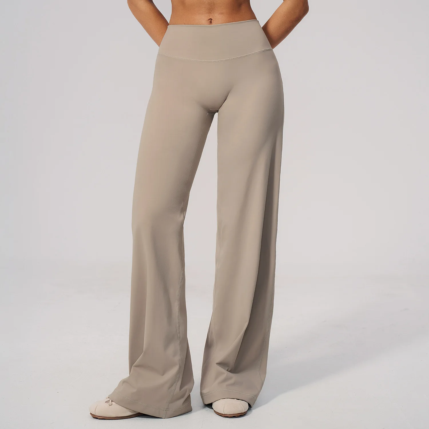 Summer Yoga Pants Women's High Waist Sports Flared Pants Fitness Wide-Leg Pants Athletic Wear Running Workout Flared Trousers - Image 21