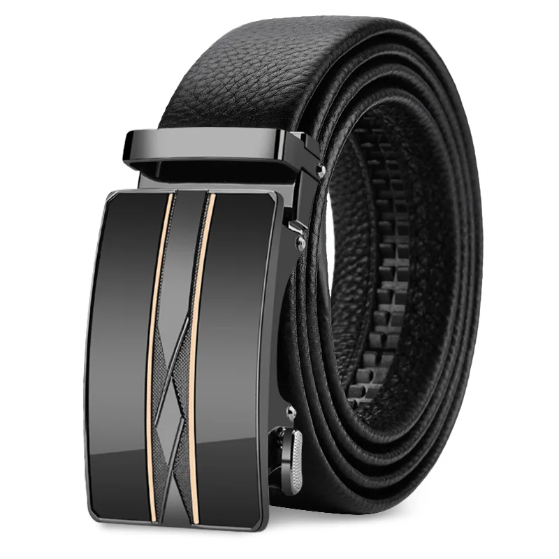 OYIFAN Men Belt Genuine Leather Belt for men Automatic belts Adjustable waistband Business belts 허리띠 - Image 11