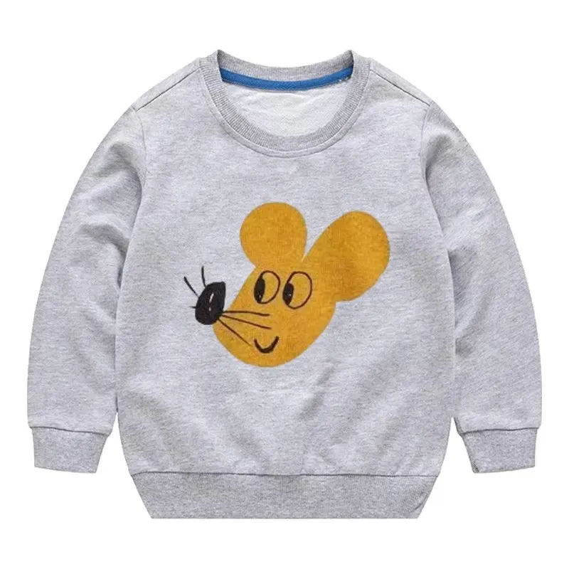 2025 New Autumn Boys Sweatshirts Cotton Kids Hoodies Casual Cartoon Printting Shirts Baby Boy Clothing 2-7 Years Children Tops - Image 8
