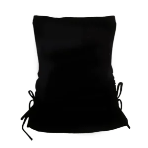 Y2K Summer Sunshine Temperament Fashion Personality Retro Design Solid Color Lace Tube Top Thin Fold Everyday Simple Casual Vest