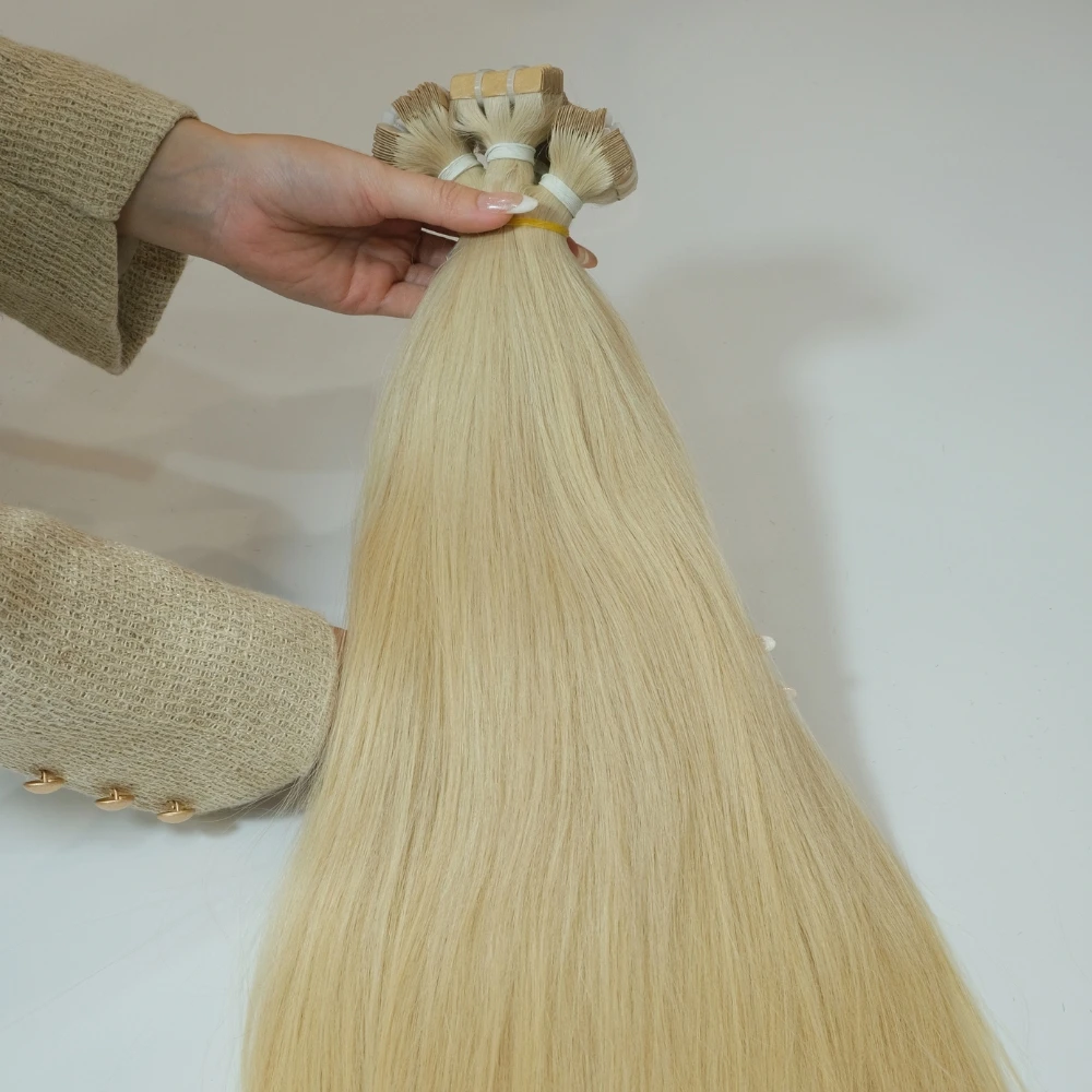 Human Hair Extensions Tape Hair 100% Natural No Synthetic Raw Hair Vietnamese Wholesales Price Beauty Product For Women - Image 3