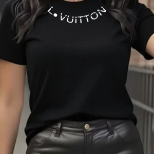 Summer Unisex Cotton Printed Loose-Fit Letter T-Shirt – High-Quality Casual Short-Sleeve Top