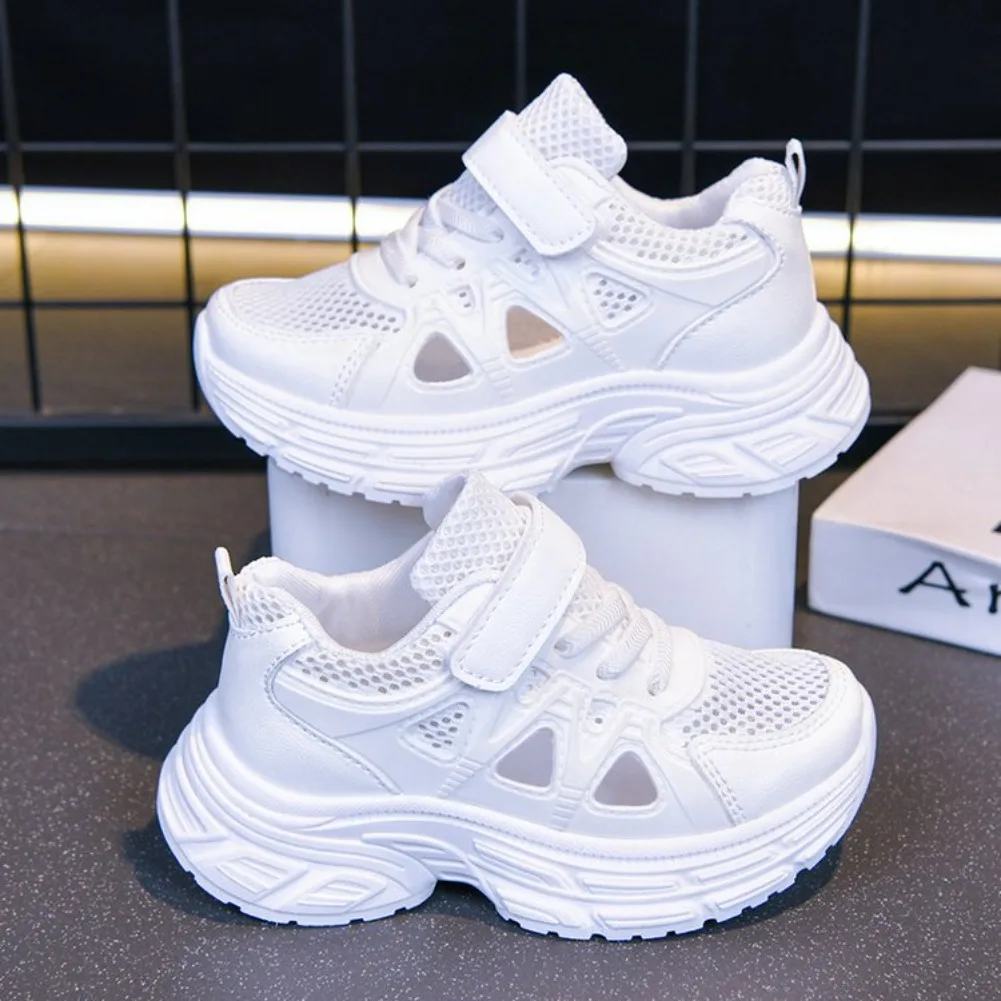 Summer Sport Shoes For Children Hollow Out Breathable Teenager Kid's Sneakers Anti-slippery Outdoor Running Footwear Boys Girls - Image 4