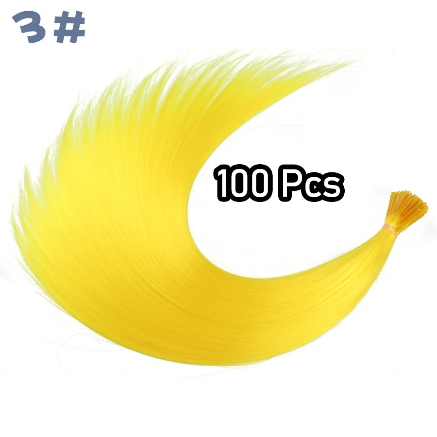 48Pcs Women's Colorful Synthetic Hair Extensions Set 38 Colors Tinsel Wig 26 Colors Feather Extensions Tool Kit for Hairdressing - Image 14