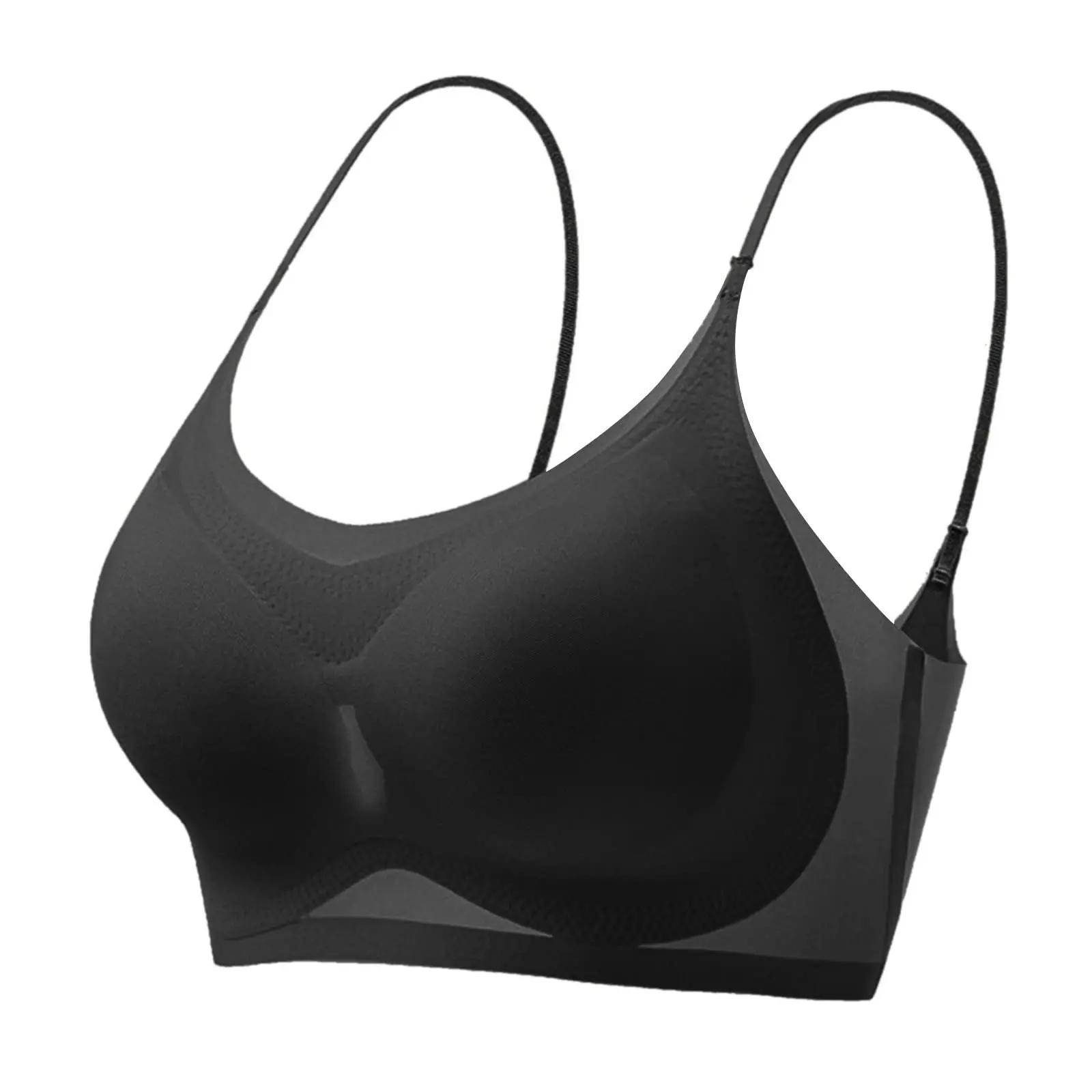 New Women Sexy Push Up Bra Seamless Ultra-Thin Ice Silk Bra Intimates Wireless Bralette Underwear Air Cooling Brassiere With Pad - Image 10