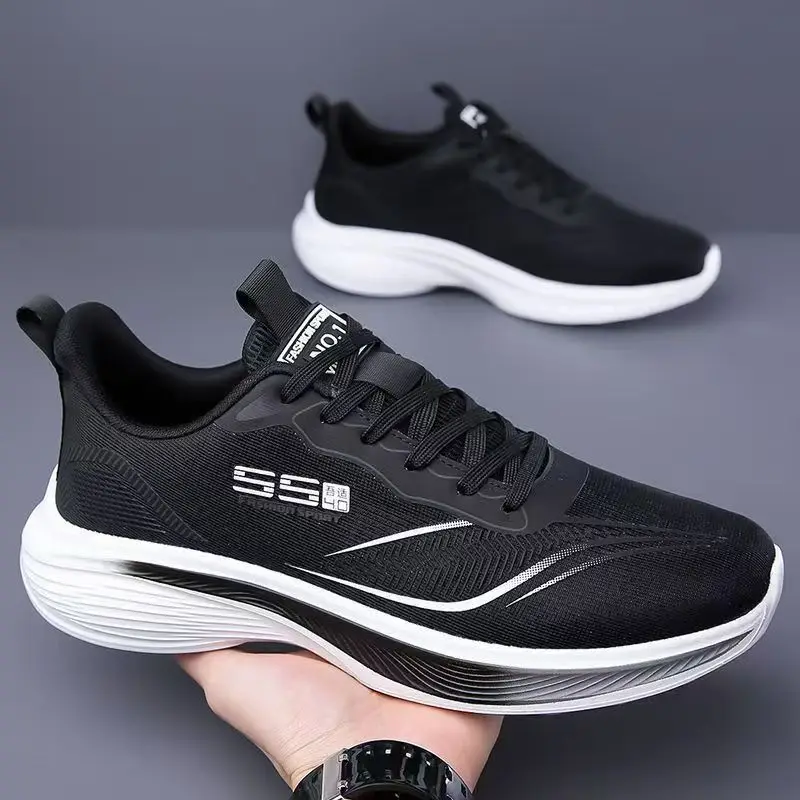 Breathable Mesh Men Shoes Lightweight Casual Sneakers Non Slip Soft Sole Running Shoes for Men Spring Summer - Image 2