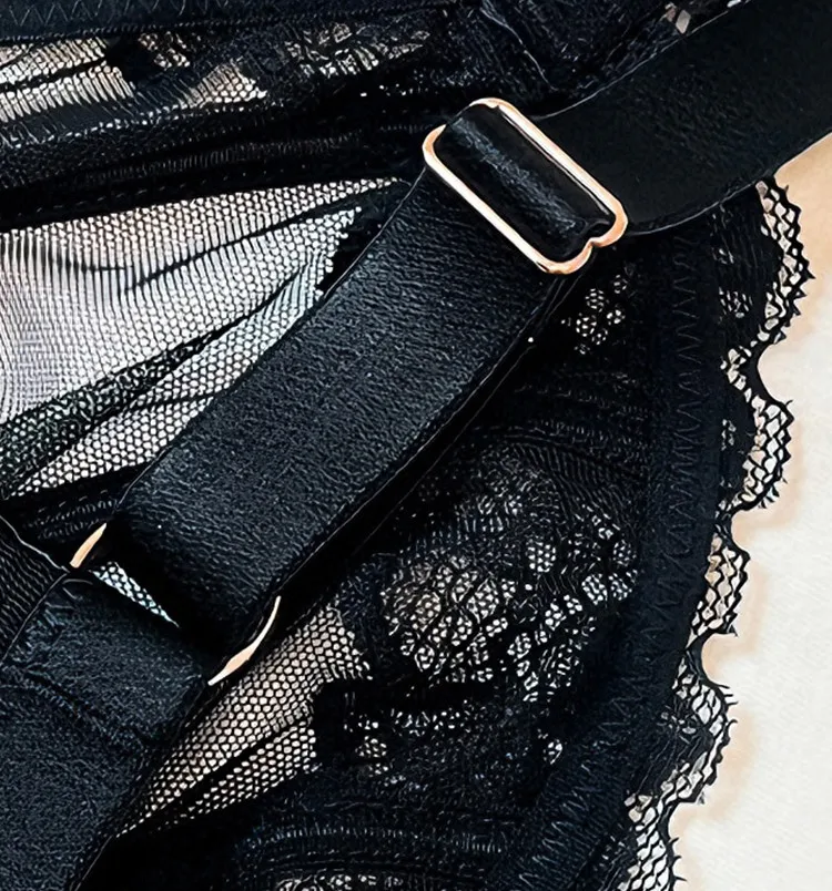 2026 Ultra Thin Mesh Bras Women Underwire Full Cup Size Lace Bra Unlined Minimizer Plus-size Bra Women's Intimates - Image 6