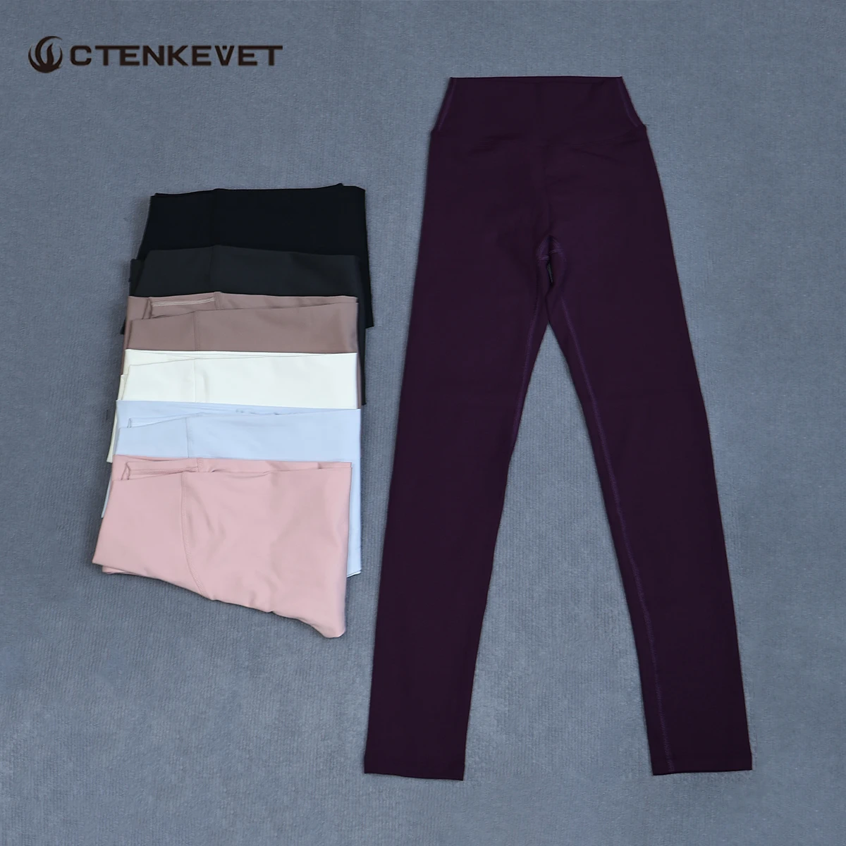 Ctenkevet High-Waisted Yoga Pants for Women Quick-Dry Breathable Summer Leggings for Running And Cycling Female Gym Workouts