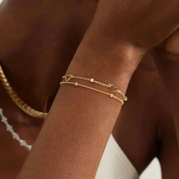 Luxury Zircon Flower Bracelets New High-End Minimalist Zircon Floral Charm Blade Chain Women’s Bracelet Party Jewelry Gift - Image 9