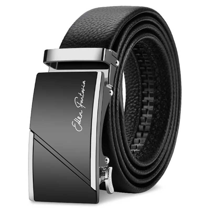 OYIFAN Men Belt Genuine Leather Belt for men Automatic belts Adjustable waistband Business belts 허리띠 - Image 14