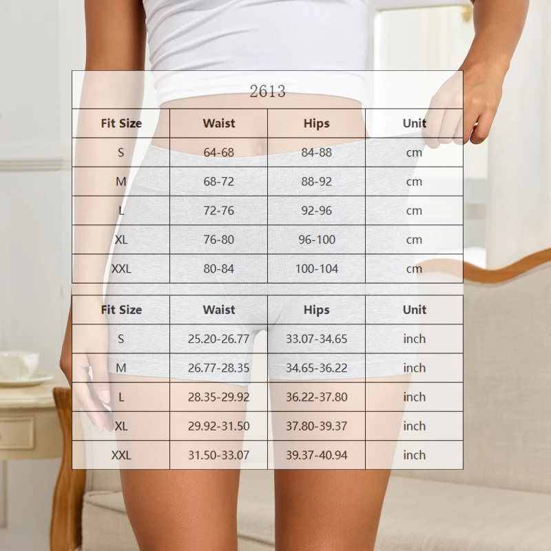 Women Cotton High Waist Stretch Safety Shorts Anti Slip Breathable Summer Underwear Women Yoga Fitness Base Layer Pants Lingerie - Image 6
