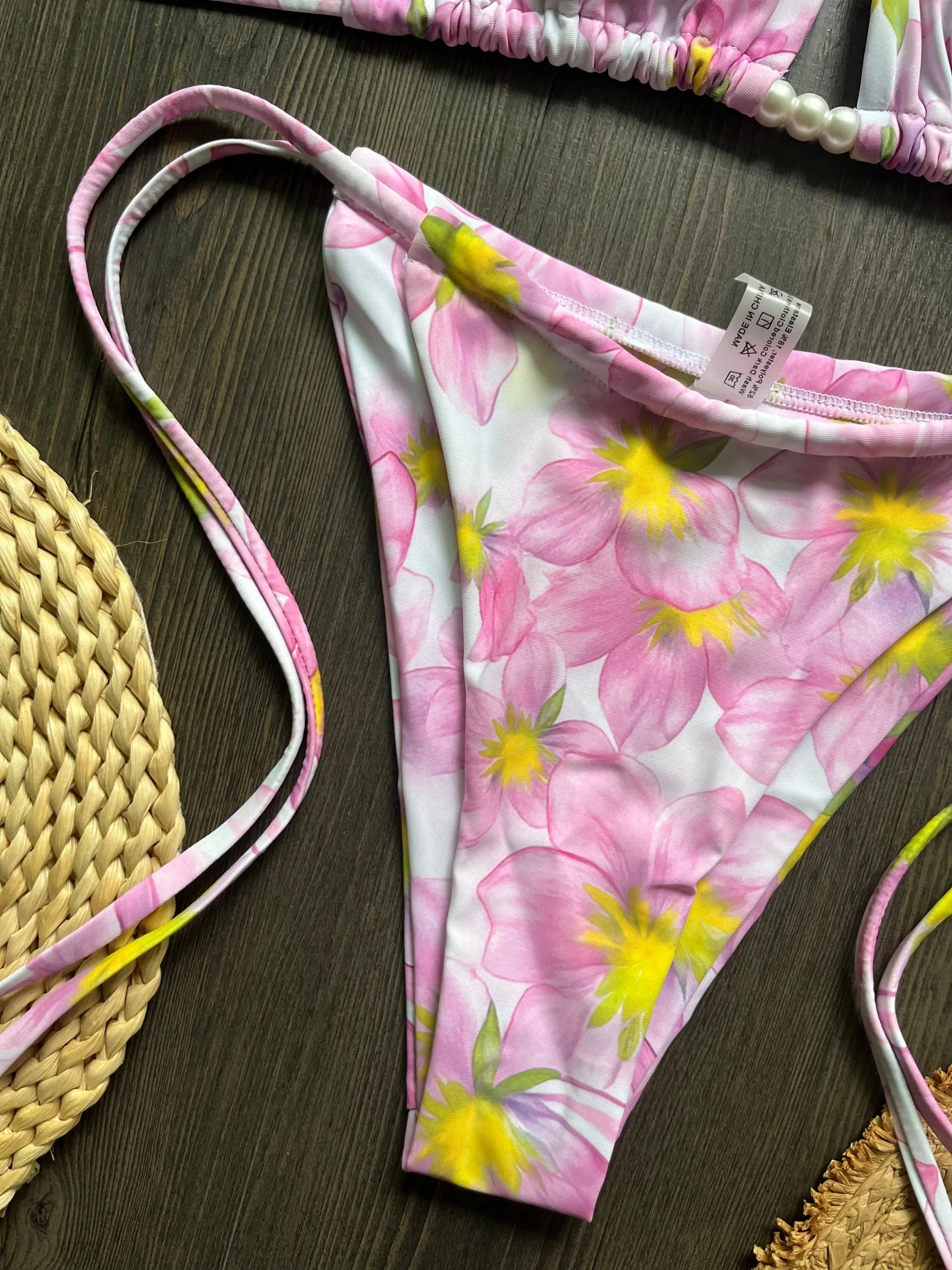 Micro Bikini 2026 Swimwear Women Swimsuit Sexy luxury Brazilian Bikini Set Halter Print Biquini Push Up Pearl Beachwear Female - Image 4