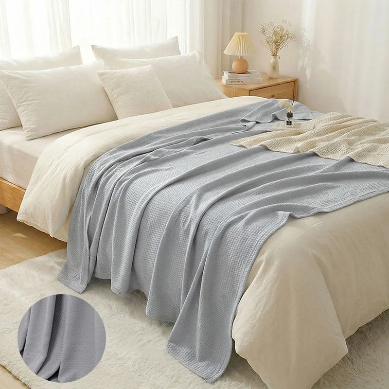 100% Bamboo Fiber Thin Summer Blanket Soft Breathable Sofa Bed Cooling Blanket for Adults Kids Lightweight Air Conditioner Quilt - Image 12