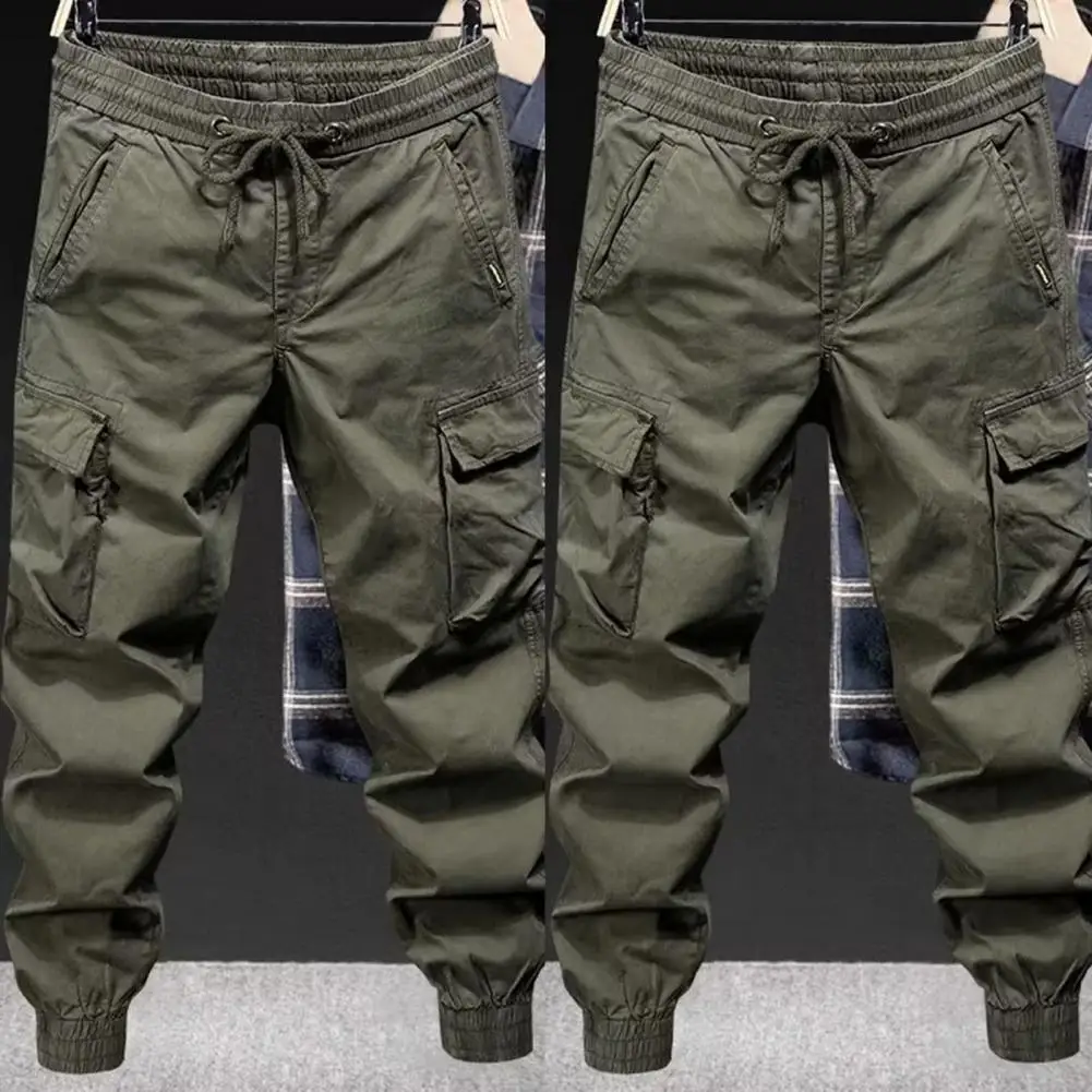 Cargo Pants Men Jogging Casual Pants Cotton Full Length Military Mens Streetwear Mens Work Tracksuit Trousers Plus Size - Image 5