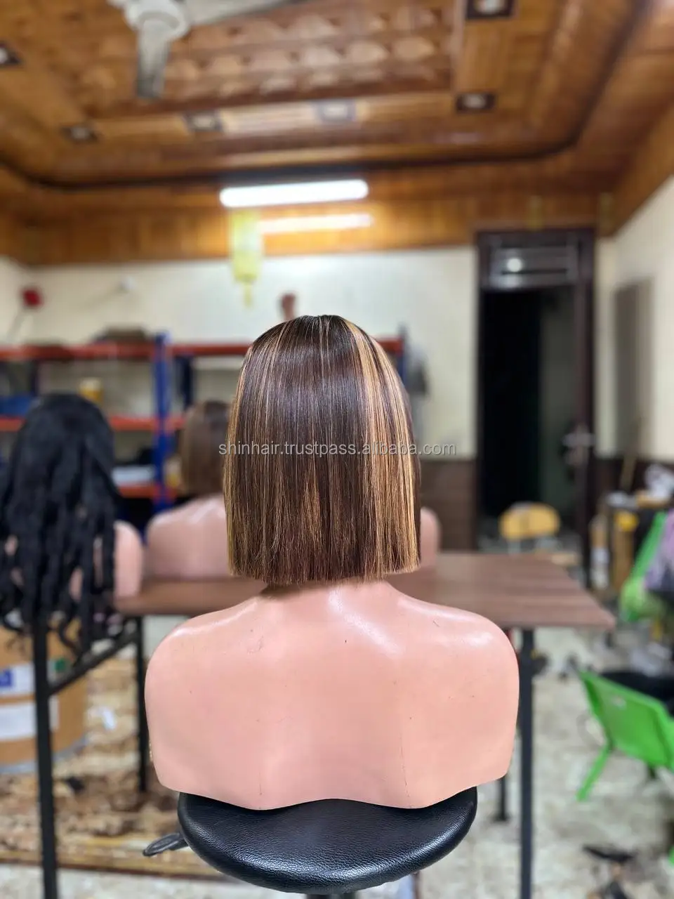 Wholesale Raw Vietnamese Transparent Lace Front Human Hair Extensions Bone Straight Bob Wigs Black 2x6 4x4 5x5 Women - Image 2