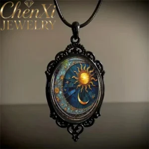 High-end Popular Retro Gothic Crow Cross Witch Fashion Jewelry Best Selling Gift Pendant Exquisite Fashion Amulets And Mascots