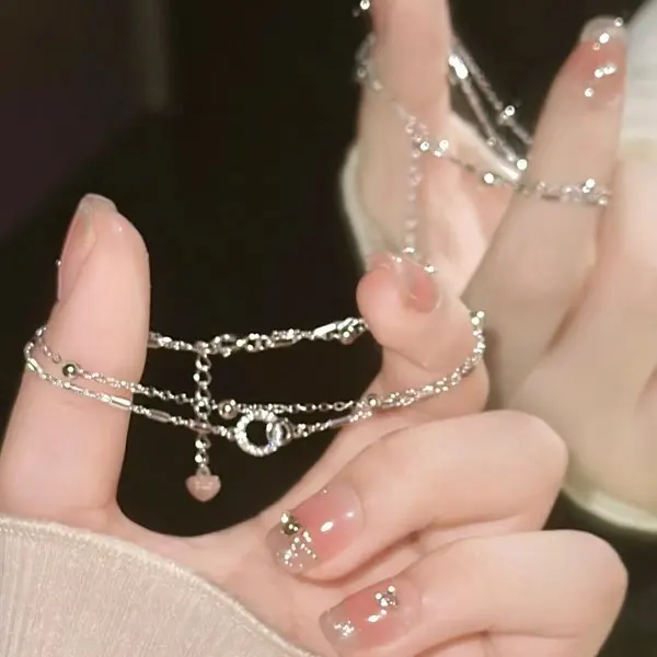 Luxury Zircon Flower Bracelets New High-End Minimalist Zircon Floral Charm Blade Chain Women’s Bracelet Party Jewelry Gift - Image 8