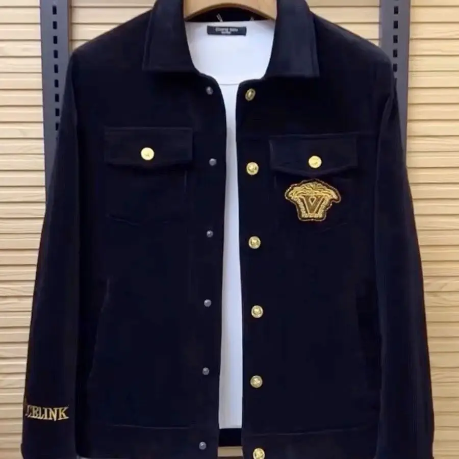 Spring and Autumn High-end New Men's Jacket Fashion Versatile Trend Casual Comfortable Jacket - Image 2