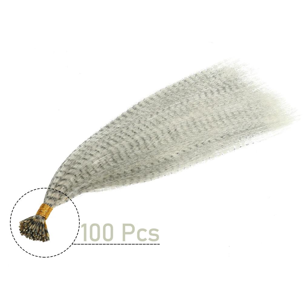 48Pcs Women's Colorful Synthetic Hair Extensions Set 38 Colors Tinsel Wig 26 Colors Feather Extensions Tool Kit for Hairdressing - Image 20