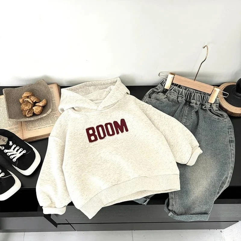 Luxury Kids Fleece-Lined Designer Hoodie | Premium Cartoon Winter Warm-Up Sweatshirt - Image 3