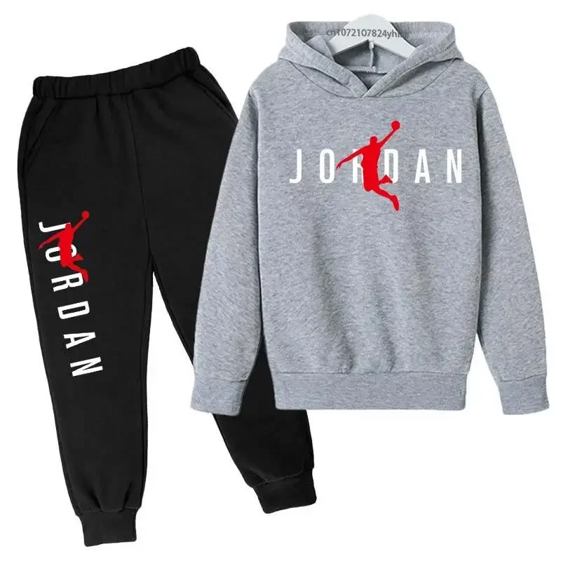 Kids Designer-Inspired Full-Zip Athletic Tracksuit | Basketball Sweatshirt & Jogger Set - Image 17
